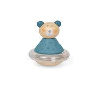 Bigjigs Toys Roly-Poly Bear - Juguete de madera mecedora para bebés, actividades de juego sensorial, sonajeros para bebés, regalos ecológicos, a partir de 0 meses
