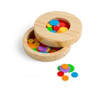 Bigjigs Toys, Tiddlywinks Game, Wooden Toys, Tiddly Winks, Boa (Importación USA)