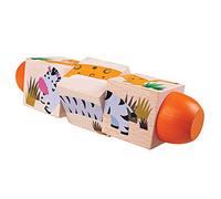 Bigjigs Toys Wooden Jungle Animal Twist Blocks