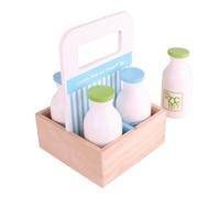 Bigjigs Toys Wooden Milkman Delivery (Importación USA)