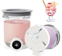 BigKing 2 recipientes para Ninja Creami Swirl Pints y tapa, recipiente para hielo compatible NC700 NC701 Serie Ninja Creami Swirl Pints, Libre de BPA y apto para lavavajillas