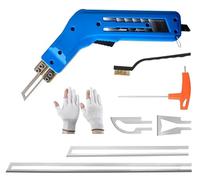 BigKing Cortador eléctrico de espuma caliente de 180 W, 0 - 600 ℃ 220 - 240 V, con 4 cuchillas, guantes, cepillo, llave inglesa, cuchillo eléctrico en caliente para EPS, XPS, PU, EVA, tabla KT