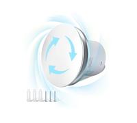 BigKing Extractor de Baño 100 mm, Ventilador extractor de baño aire, Ventilador Baño Impermeable IPX4, ≤34 dB, para Hogar BañO Cocina Garaje VentilacióN(Potencia nominal: 12W)