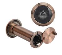 BigKing Mirilla de puerta 220 HD con amplio ángulo de visión, mirilla para puerta de casa, lentes de visor antirrobo de aleación de zinc con cubierta de privacidad resistente, para puerta de 55 - 90