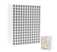BigKing Porta rotuladores, 27 x 13 x 35 cm, organizador para lápices y rotuladores de PVC, para 180 rotuladores, organizador fijo, portalápices con 180 compartimentos, para bolígrafos, lápices