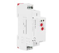BigKing Relé, GRT8-A1 Mini Relé de Tiempo de Retardo de Encendido, Tipo de Carril DIN, AC/DC 12V ~ 240V