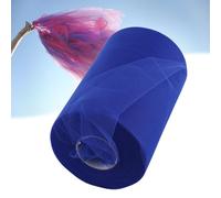 BigKing Rollo de Tul, 91.44 metros x 15cm Decoración para Bodas DIY, Decoración de Falda de Mesa DIY, Tela para Coser para Bodas, Cumpleaños, Fiestas (C28 Azul Zafiro)