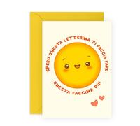 Biglietti d'auguri per lei - Spero che questo biglietto ti faccia fare questo - Biglietto "Penso a te" per gli amici - Regali di buon umore per colleghi insegnanti e genitori