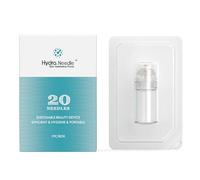 Biglumin 20pcs agujas dermapen microagujas Microneedling Longitud 0,5 mm Envuelto individualmente Aguja soluble en para el cuidado antienvejecimiento de la piel, estimulación del crecimiento labios