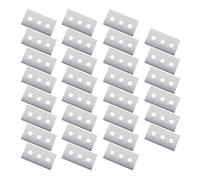 Biglumin Cuchilla - Juego de 30 cuchillas de repuesto para raspador, raspador de vitrocerámica, Raspador doble cara, Cuchilla recortadora, Cuchilla raspadora de repuesto, cuchilla de 43*22*0,2 mm.