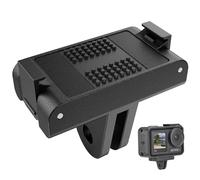 Biglumin Okaywork Soporte Adaptador magnético de liberación rápida para dji Osmo Action 6/Nano/5 Pro/4/3, Base magnética para cámara de acción, Accesorio de Montaje, Negro, 40 × 22 × 30 mm, 1 Unidad