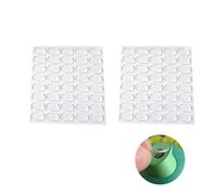 Biglumin Puntos adhesivo doble cara - Almohadillas adhesivas transparentes removibles de doble cara, Pegamento reposicionable Fuerte adherencia, para colgar cuadros, globos, manicuras, etc. (560 PCS)