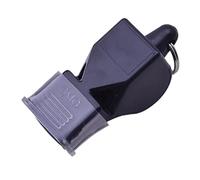 Biglumin Silbato - Silbato para Entrenador o Árbitro Deportivo Profesional, Flauta Silbato, FOX40 Classic con Cordón Resistente, Ideal para Fútbol, Baloncesto, y Deportes al Aire Libre.(Negro)