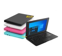 Bigmachine Windows 10 Computadora Portátil Mini 10.1 Pulgadas 32GB Ultra Delgada y Ligera Netbook Quad Core CPU PC HDMI WiFi USB Youtube (Negro)