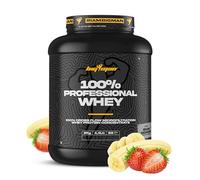 BigMan | 100% Professional Whey 2Kg | Proteína Micro Filtrada de Flujo Cruzado | Alta Concentración de BCAA | Mayor Valor Biologico | Ganancia Muscular y Perdida de Peso | 90% (Fresa Platano)