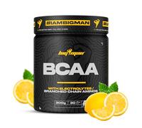 BigMan | Bcaa + Electrolitos 300Gr (Limon) | Aminoacidos Essenciales Con Carga de Minerales | Recuperación Muscular | Recuperación Ejercicios Aerobicos | Protege tu Musculo