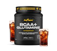 BigMan | Bcca & Glutamina 500gr (Cola) | Aminoacidos Essenciales con Carga de Minerales | Recuperación Muscular | Recuperación Ejercicios Aerobicos | Protege tu Musculo