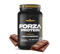 BigMan | Forza Protein 1kg | Proteína 80% | Aislado proteína Soja + Concentrado proteína Whey | Creatina | Alto Contenido en Proteínas y Recuperador (Chocolate)
