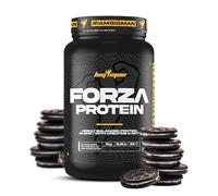 BigMan | Forza Protein 1Kg | Proteína 80% | Aislado proteína Soja + Concentrado proteína Whey | Creatina | Alto Contenido en Proteínas y Recuperador (1 Kg, Gallega Negra)