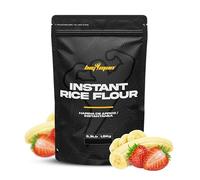 BigMan | Harina de Arroz 1,5kg (Sabor) | Carbohidratos de lenta asimilación | Mejores hidratos para tus recetetas | Tortitas Harina | Ganancia Muscular (Fresa Platano)