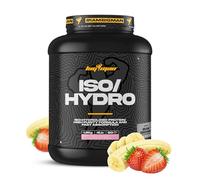 Bigman | ISO HYDRO | AISLADO DE PROTEÍNA DE LECHE + COLÁGENO HIDROLIZADO | ALTO CONTENIDO PROTEICO | TEXTURA CREMOSA | BUENA DISOLUCIÓN (1.800 gr, Fresa y Plátano)