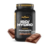 Bigman | ISO HYDRO | AISLADO DE PROTEÍNA DE LECHE + COLÁGENO HIDROLIZADO | ALTO CONTENIDO PROTEICO | TEXTURA CREMOSA | BUENA DISOLUCIÓN (900 gr, Chocolate)