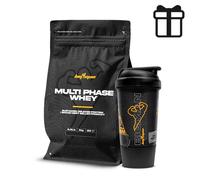 BigMan | Multi-Phase 1KG + SHAKER PRO (Fresa PLatano) | Proteína Secuencial | Proteína de Suero de Leche | Hidrolizado de Proteína | Caseinato Calcico | Péptidos de Glutamina | Gana Masa Muscular