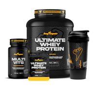 BigMan | Pack Ultimate Whey Protein 2 kg + MULTI VITS Perlas 30 caps + SHAKER PRO | Aumenta el crecimiento muscular | Entrenamientos intensos | Máxima asimilació (2 KILOS, Dubai Chocolate)