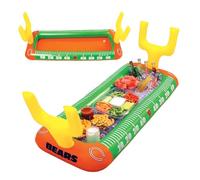 BigMouth Chicago Bears NFL Fan Gear - Juguetes para exteriores, con licencia oficial, bandeja flotante inflable para servir alimentos y bebidas