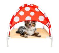BigMouth Inc. Cama elevada de hongos para perros, tamaño mediano
