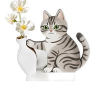 Bigotera para Gatos con Forma de Florero | Magnético,Jarrón imantado Bigotes de Gato,para Aulas, Cocina, Oficina, Armarios, Cubículos, Pizarra Blanca, Mapas,