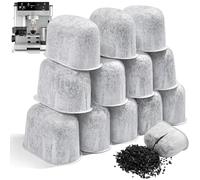 BIGP 12 filtros de carbón activo para cafetera Ninja Luxe Premier 3 en 1 (ES601EU), insertos de filtro de agua para accesorios Ninja Luxe Cafe