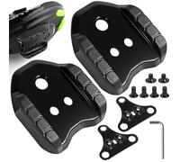 BIGP 2 adaptadores de bicicleta compatibles con Shimano SPD SM-SH41, para bicicleta de carretera, MTB, pedales, 3 orificios, adaptador de pedales, tacos, convertidor de tacos