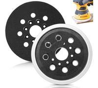 BIGP 2 discos de lijado de 125 mm para Bosch GEX 125-1 AE, PEX 220 A & AE, Skil 7402/7490, 8 agujeros, placa de apoyo con velcro para lijadora orbital Bosch RSO34 y RS035