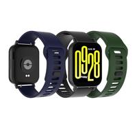 Bigqin 3 Piezas Correa Compatible con Xiaomi Redmi Watch 5 Active/Lite, Pulsera de Silicona Reemplazo Deportiva Respirable Reloj Banda Compatible con HUAWEI Watch GT 6/6 Pro/5/5 Pro/4 46mm, 5.5"-8.7"