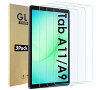 Bigqin 3 Piezas Protector Pantalla Compatible Con Samsung Galaxy Tab A11 A9 SM-X110/X115 8.7", 2.5D No Bubble HD Anti-Huella Cristal Vidrio Templado Compatible con Galaxy Tab A11 A9 8.7 Pulgadas
