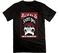 BigRich Men Band Rise of The Northstar Cool Crew-Neck Hip Hop Short Sleeve Casual Printed tee Host Terror Skeleton