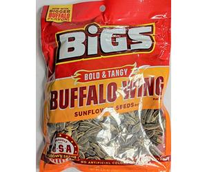 Bigs Semillas de girasol con sabor a alas de búfalo atrevidas y picantes