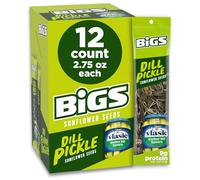 Bigs Vlasic Dill Pickle - Semillas de girasol con sabor a pepinillo 80 g (paquete de 12)