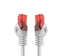 BIGtec - Cable de Red Gigabit Ethernet (2 Conectores RJ45, Cat. 5e, Cable de par Trenzado UTP, 1000 Mbit/s, para conmutadores, Conexiones DSL, Paneles de Conexiones, routers, modems, WAP) 20m - weiß
