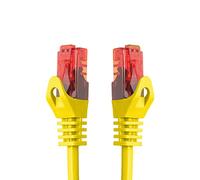 BIGtec Cable Ethernet Cable de Red 20m LAN de Conexion RJ45 Conector Gigabit POE amarillo 20 metros compatible Playstation PS4 PS5 xBox Switch Smat TV Box Router PC Laptop NAS