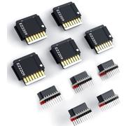BIGTREETECH EZ2209 V1.0 Stepper Motor Driver, 5pcs Stepstick Mute EZ2209 with Stepper Driver Adapter Compatible with SKR 3/SKR V1.4 Turbo/Octopus 3D Printer Controller Main Boards 5 PCS
