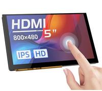 BIGTREETECH HDMI5 V1.2 Touchscreen Monitor 5 inch IPS LCD Display 800×480 for Raspberry-Pi 4B/3B, BTT PI V1.2/PI 2 Compatible with SKR Mini E3 V3.0/Octopus/Manta M4P/M5P SKR 3 to Running Klipper
