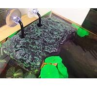 BigTron Plataforma de Reptile Plataforma de Tortuga Escala PU Espuma Acuario Flotador Decoración Flotación Turtle Dock Madera Ornamento para Tortuga Tamaño