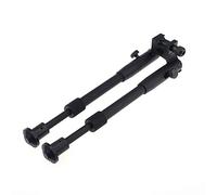 BigTron Tactical Accessories - Bipode Montaje Eslabón Giratorio Bipod Ajustable 6"-9" con Doble Bloqueo Universal Barrel Adapter