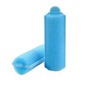 Bigudíes 12 Uds esponja suave cojín de espuma rodillos for el cabello rizadores pelo barbero DIY rizos Kit peluquería formadores ondas sin calor herramientas peinado(Blue,3cm)