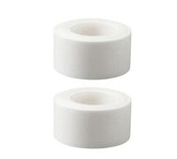 BIGULA 2 Rollos De Protector De Cuello Autoadhesivo Desechable Para Camisas Y Sombreros, Almohadillas De Sudor Invisible Sin Polvo, Color Blanco, Tamaño 2.5 Cm