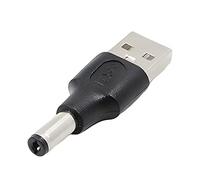 BIGULA Adaptador de bus USB 2.0 USB a 5.5x2.1 2.5x0.7 3.0x1.1 5.5x2.5 5.5x1.7 4.8x1.7 PC carga directa USB a enchufe adaptador