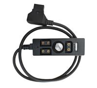 BIGULA Cable de distribución de energía equipado con LED con baterías D Tap y dispositivos USB, divisor LED D Tap