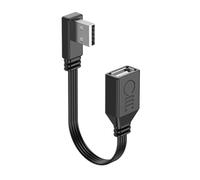 BIGULA Cable de extensión USB 2.0 macho a hembra, cable de datos USB de carga para disco duro, impresora, teclado, línea curva de 90°, cable de cámara